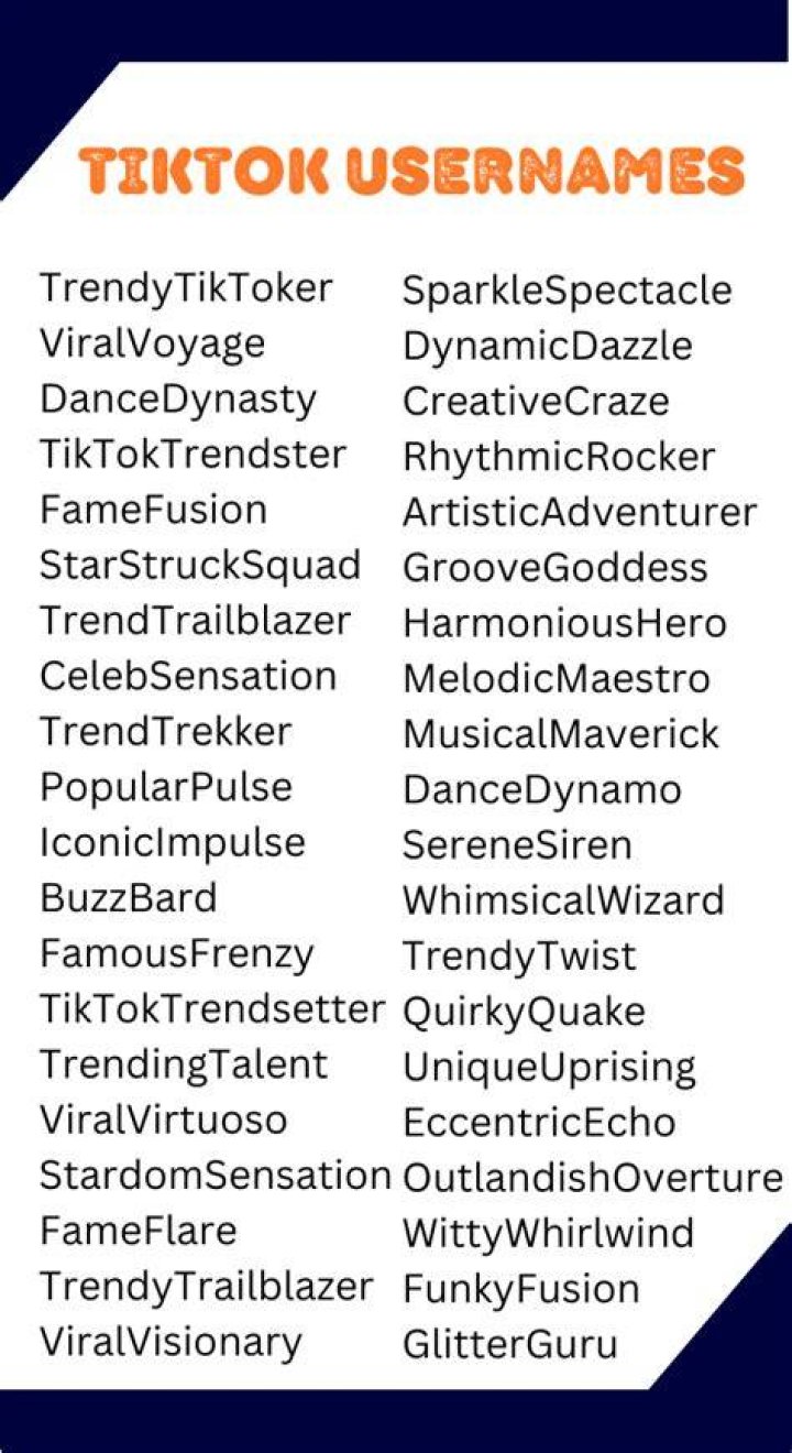 24+ Cool Tiktok Usernames
