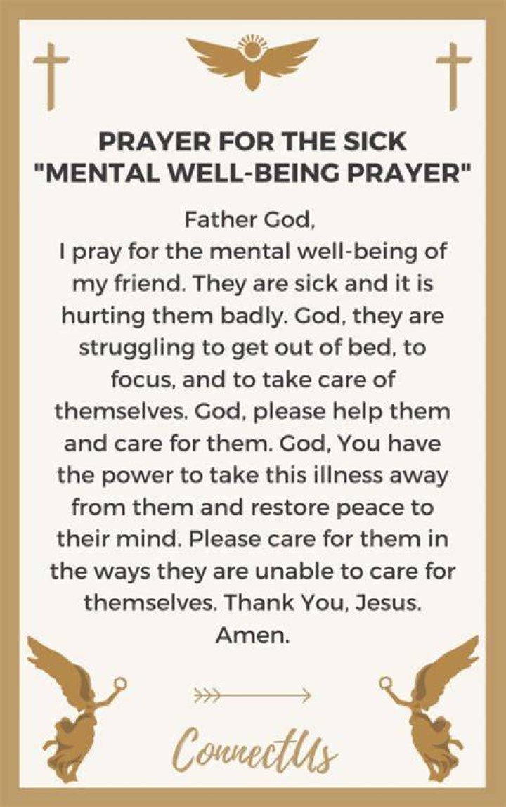 24 Encouraging Prayers for a Sick Friend ConnectUS