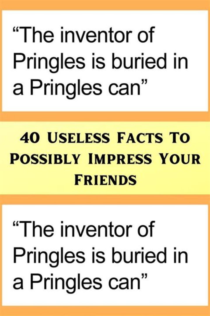 40 Useless Facts To Possibly Impress Your Friends Bored Panda