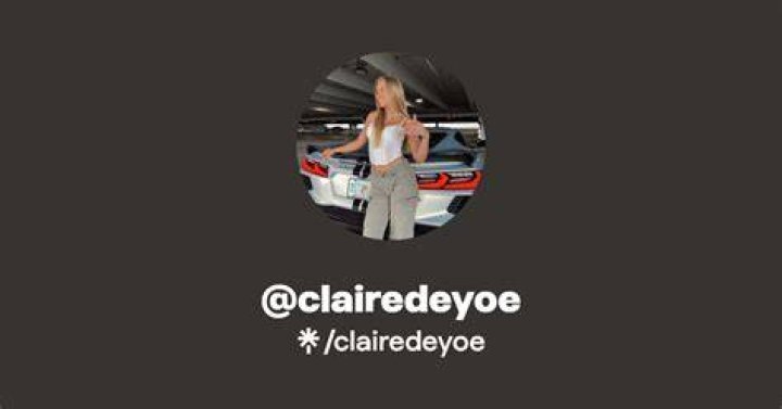 clairedeyoe Find clairedeyoe Onlyfans Linktree
