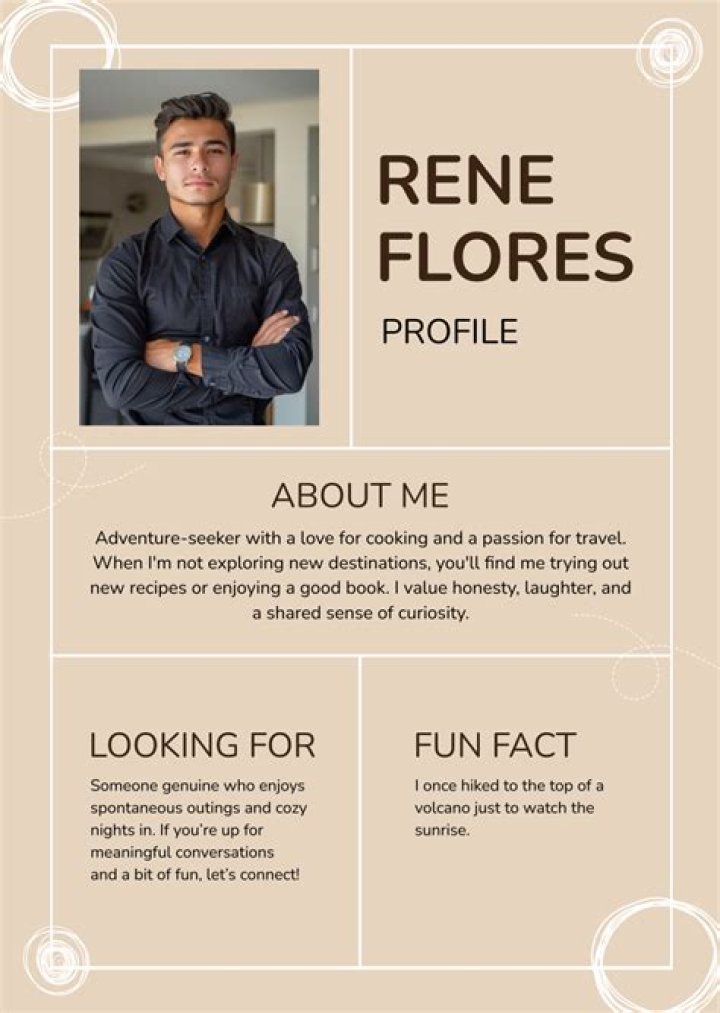Dating Profile Text Sample