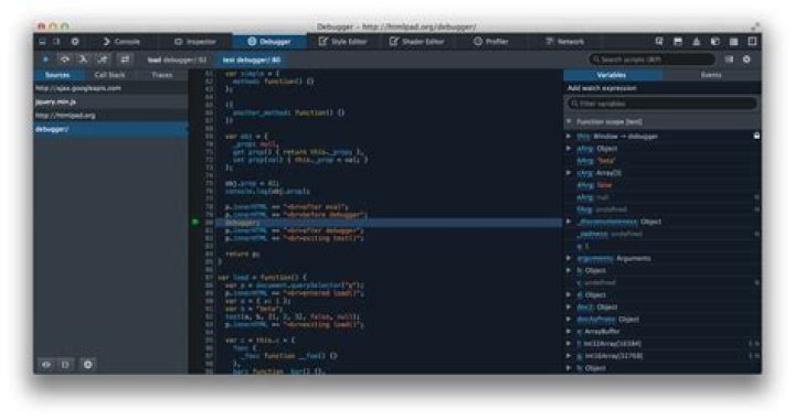 debugger JavaScript MDN