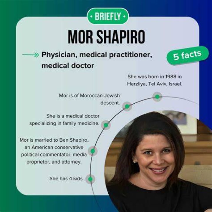 Dr Mor Shapiro bio Interesting details about Ben Shapiro wife