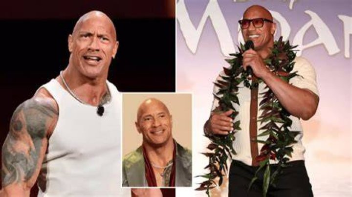 Dwayne Johnson showed up with bright makeup from his daughters "Spent
