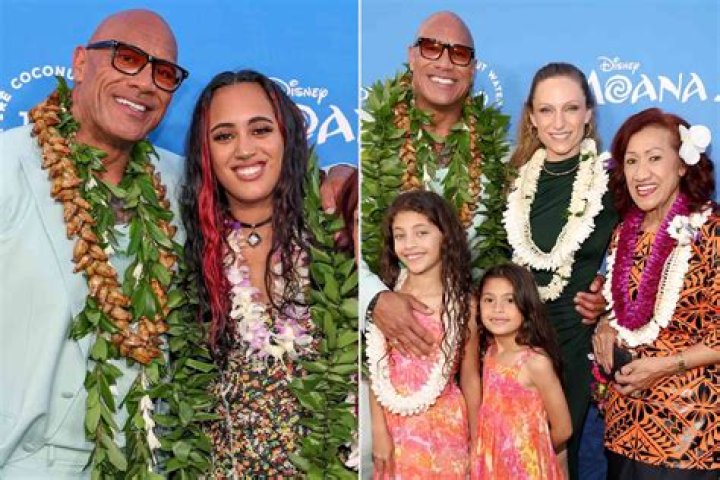 Dwayne Johnson with his daughters See a softer side of 'The Rock'