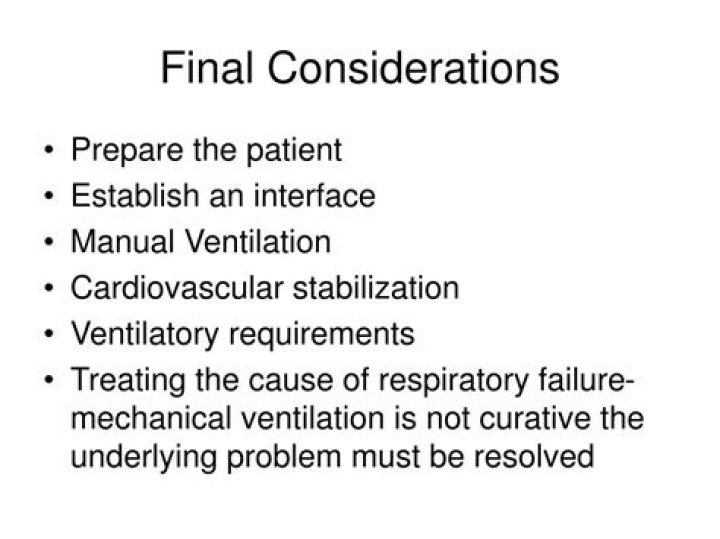 Final Considerations in Ventilator Setup Thoracic Key