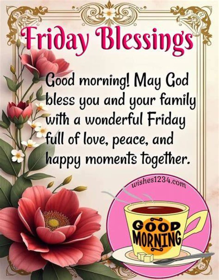 Friday Prayers and Blessings Wish Greetings