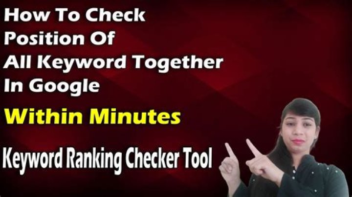 Google Keyword Position Checker Tool For Free YouTube