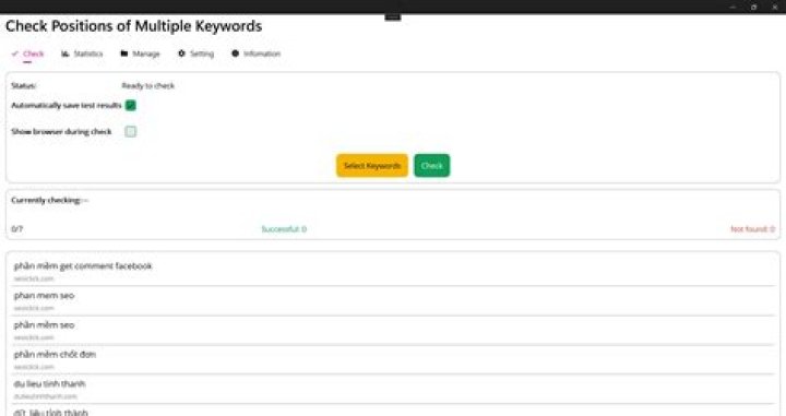 How to check multi keyword ranking of your website at a time.