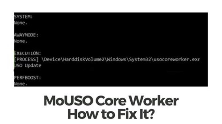 How to Fix MoUSO Core Worker Process High Disk Usage