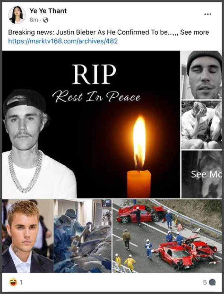 Justin Bieber Dead A Clear Look Back