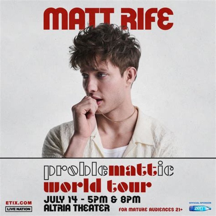 Matt Rife Problemattic World Tour