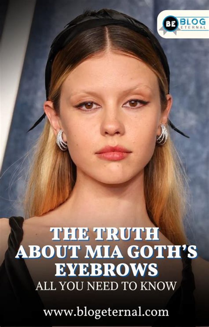 mia goth eyebrows Google Search The Beautiful and the Damned