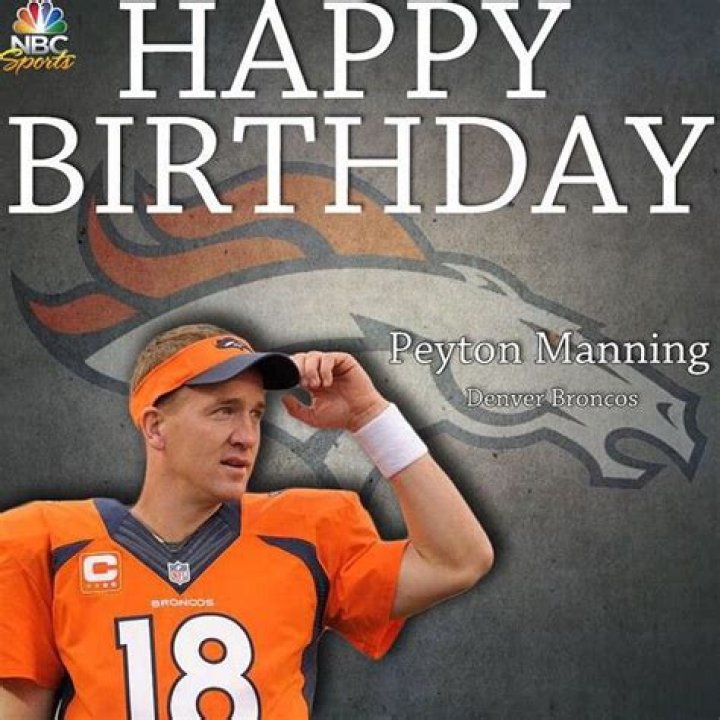 Peyton Manning Birthday