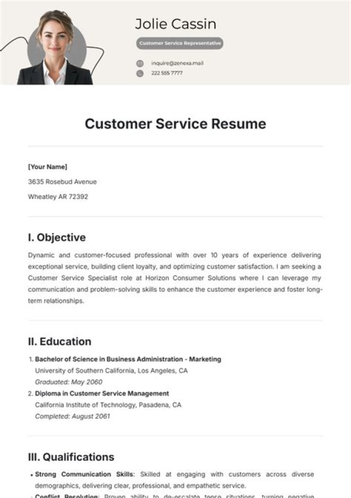 Resume Examples And Samples Customer Service Customer Service