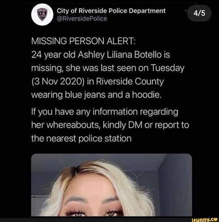 Riverside Has Ashley Liliana Found Yet? Missing Case Update
