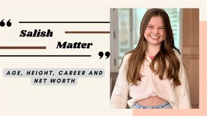 Salish Matter Age, Net Worth, Boyfriend, Parents, Family, Height and