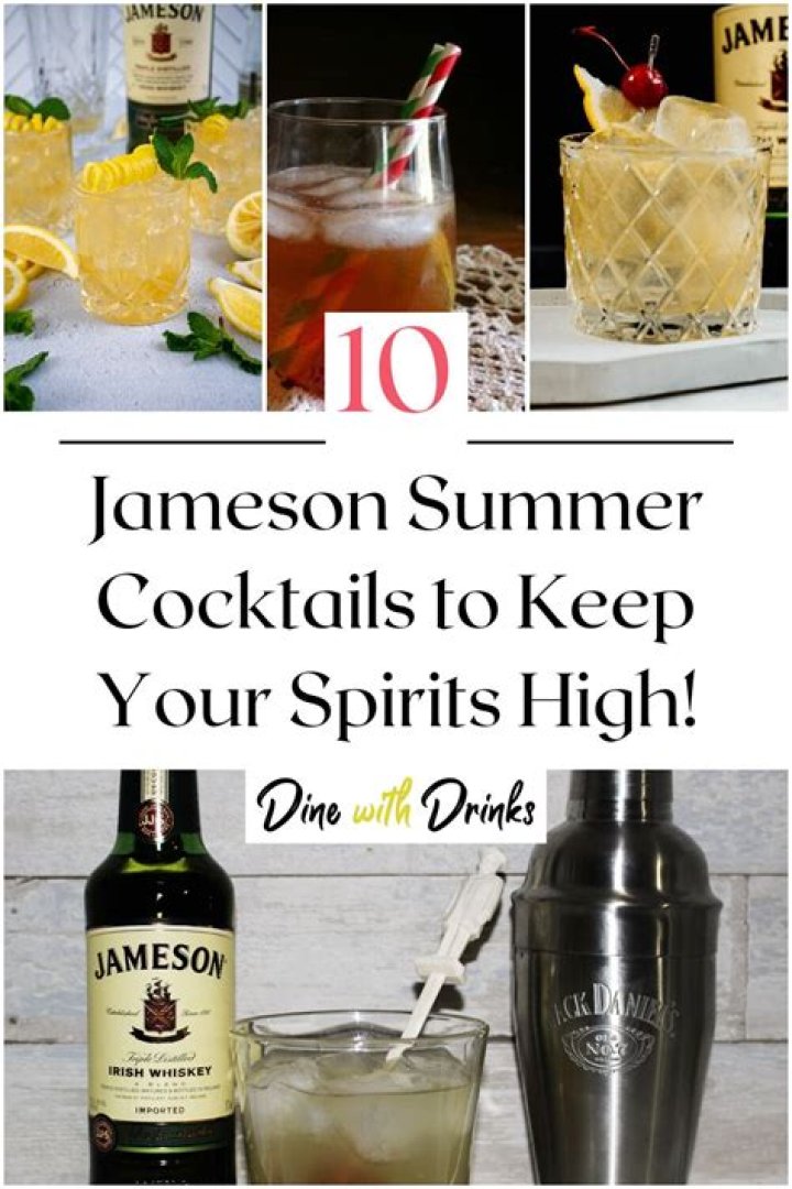 Top 10 Jameson Drinks with Recipes