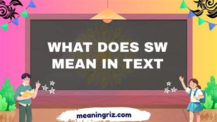 What Does SW Mean on TikTok? Why the Acronym Is Commonly Used